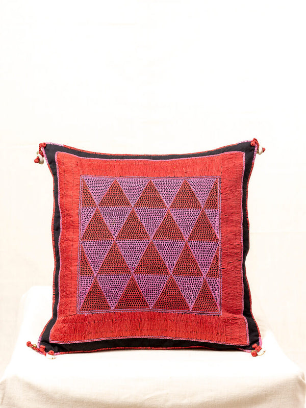 Cotton black cushion cover