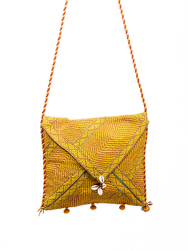 Yellow cotton bag