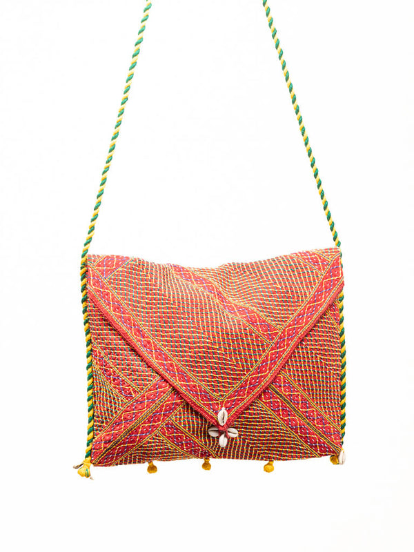 Red cotton bag