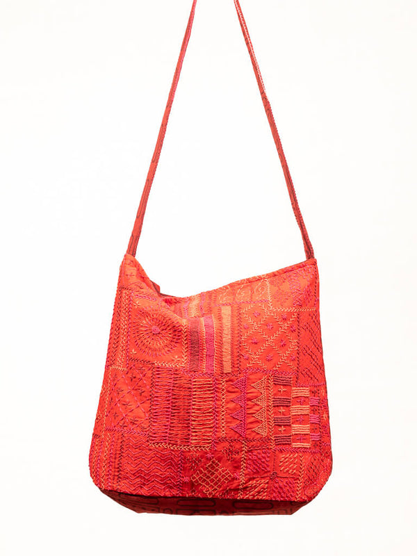 Red cotton bag